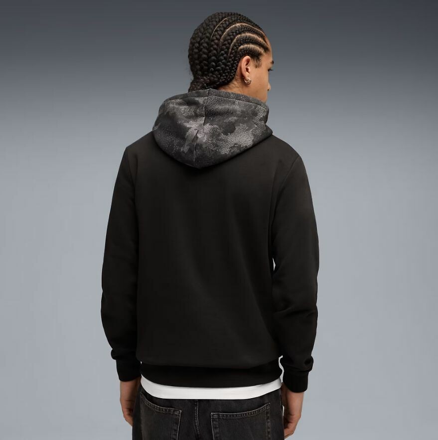 PUMA<br>Moletom com capuz e estampa camuflada