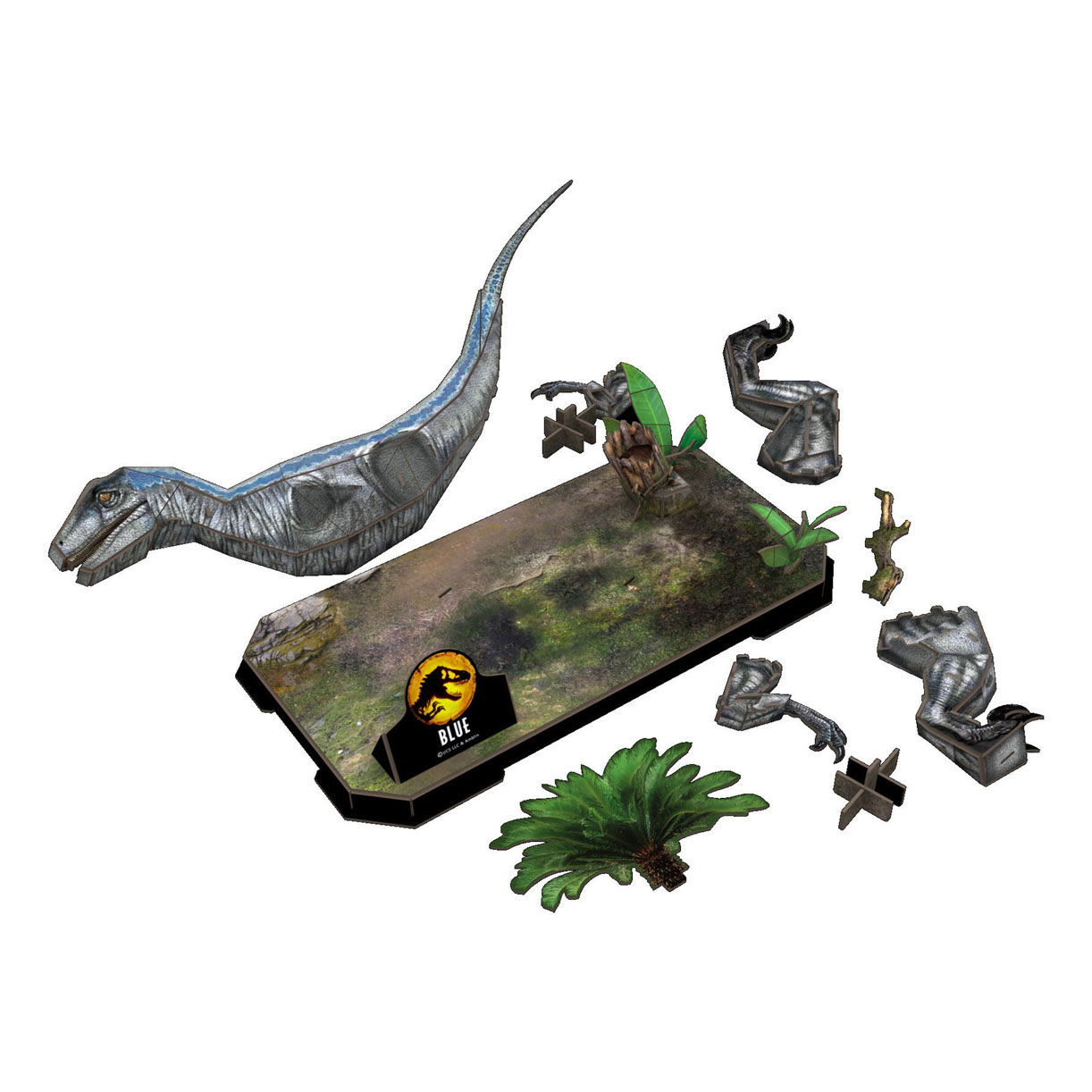 Revell 3D PuzzelBouwpakket - Jurassic World Dominion Blue