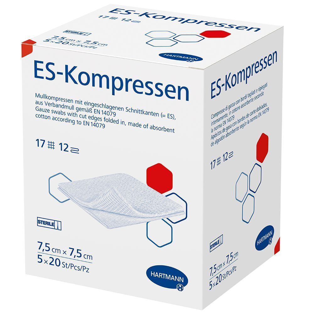 ES-Kompressen 7,5 x 7,5 cm steril