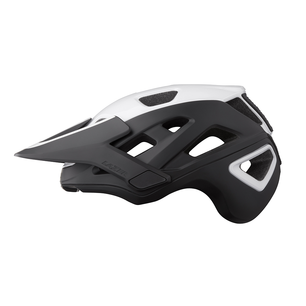 Lazer Jackal Kineticore MTB Hjelm Sort/Hvid