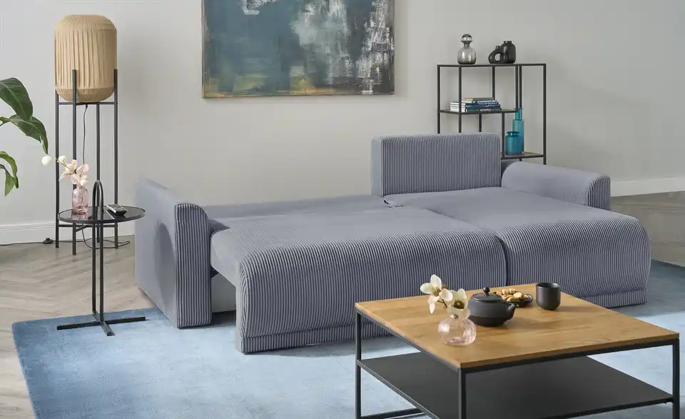 Ecksofa Malyn Anthrazit rechts