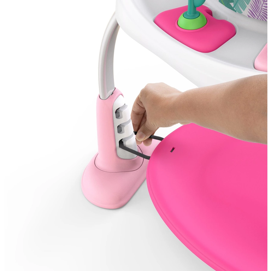 Bright Starts Bounce Bounce Baby™ 2-in-1 Spieltrampolin & Tisch, rosa