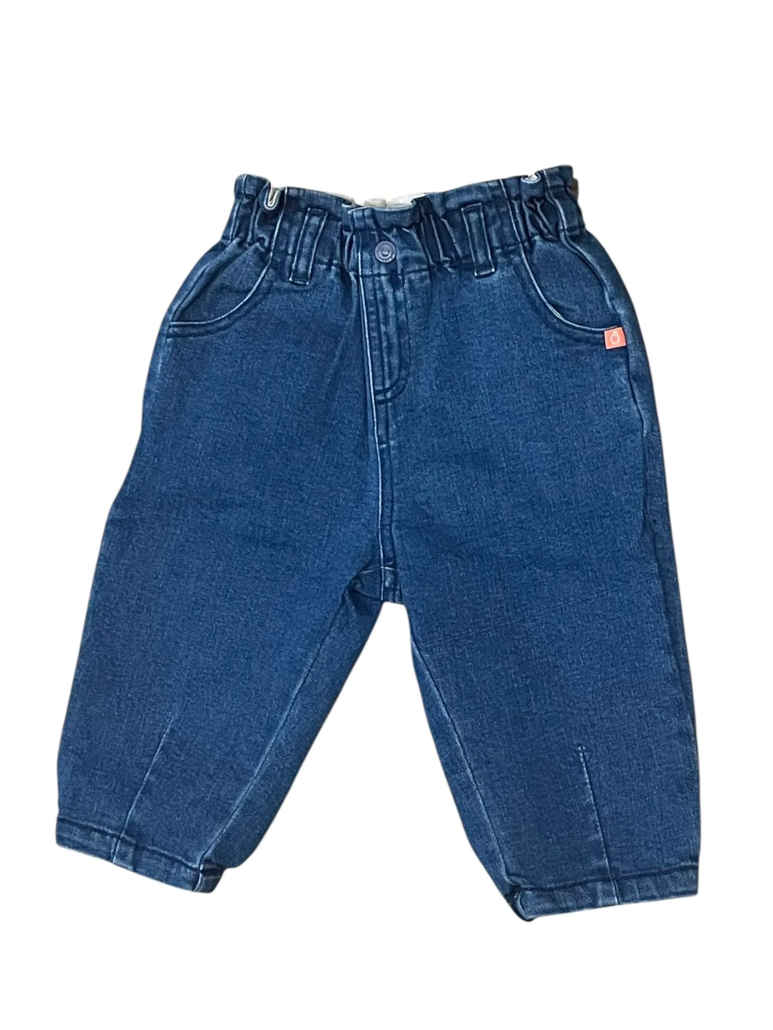 Pantalon bébé bleu - 12 mois | Bleu