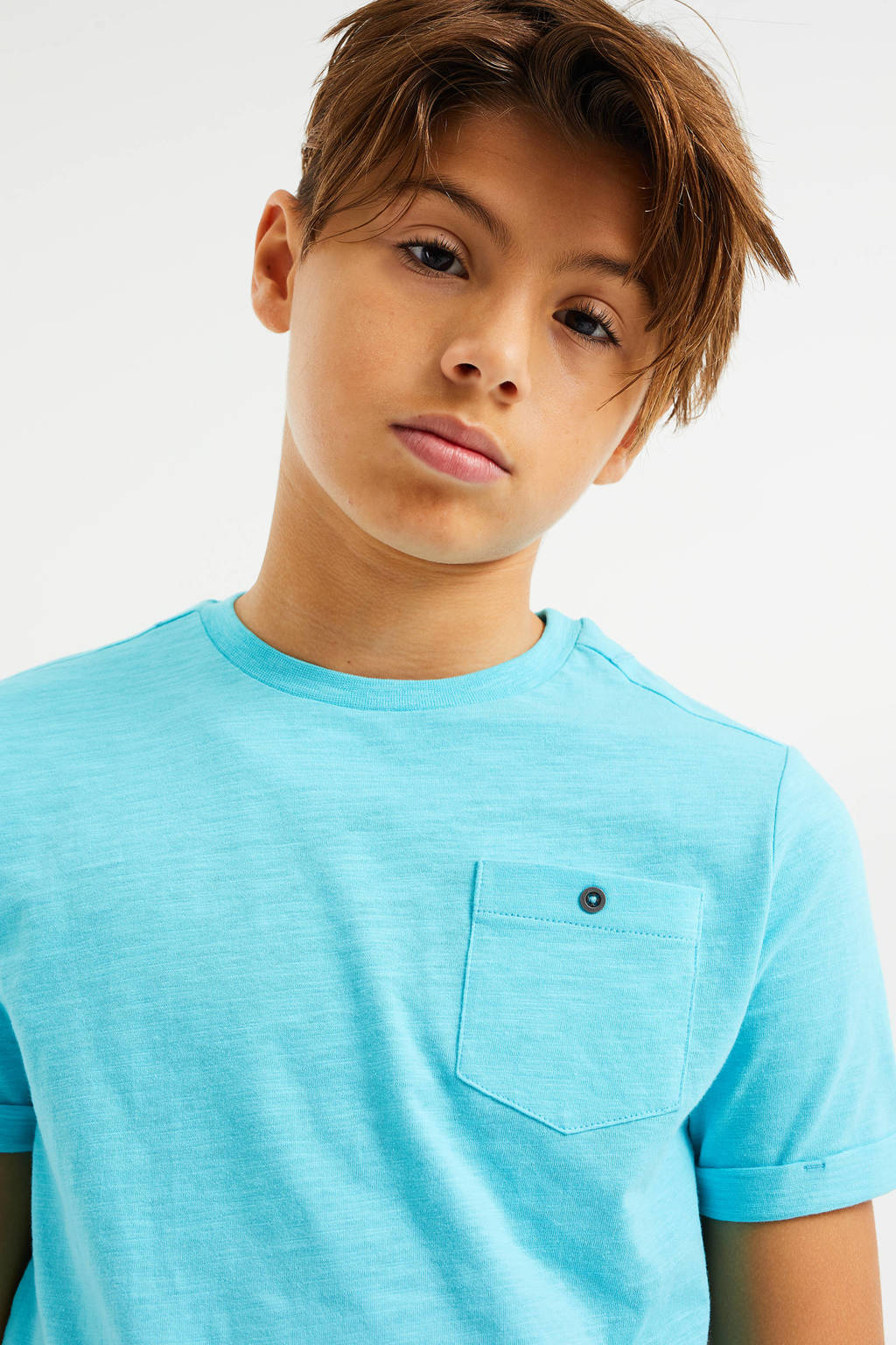 WE Fashion T-shirt faded pacific