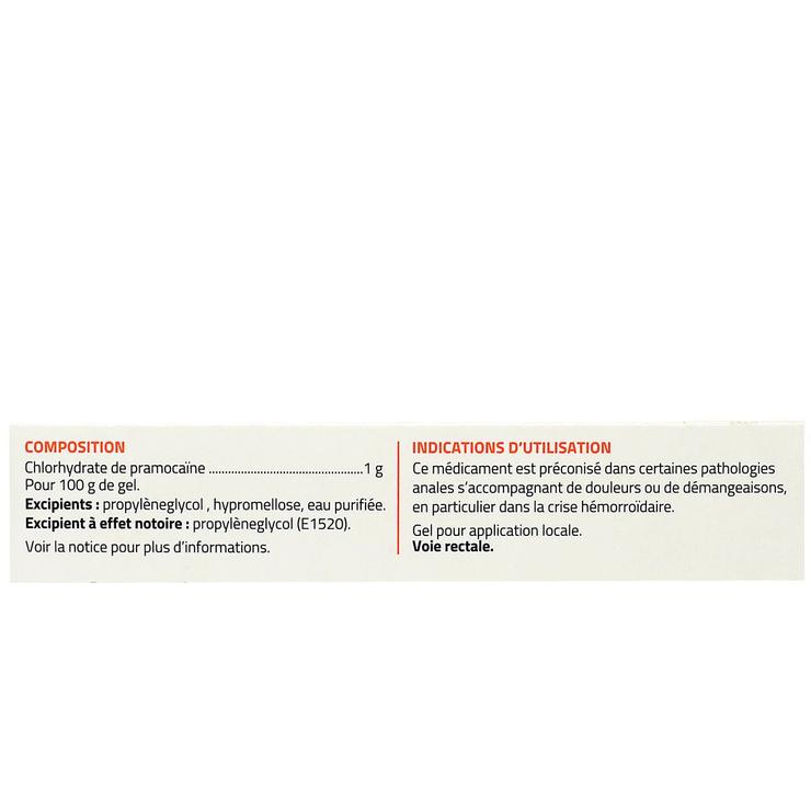 Cemaukor 1% gel hémorroïdes douleurs et démangeaisons 30g