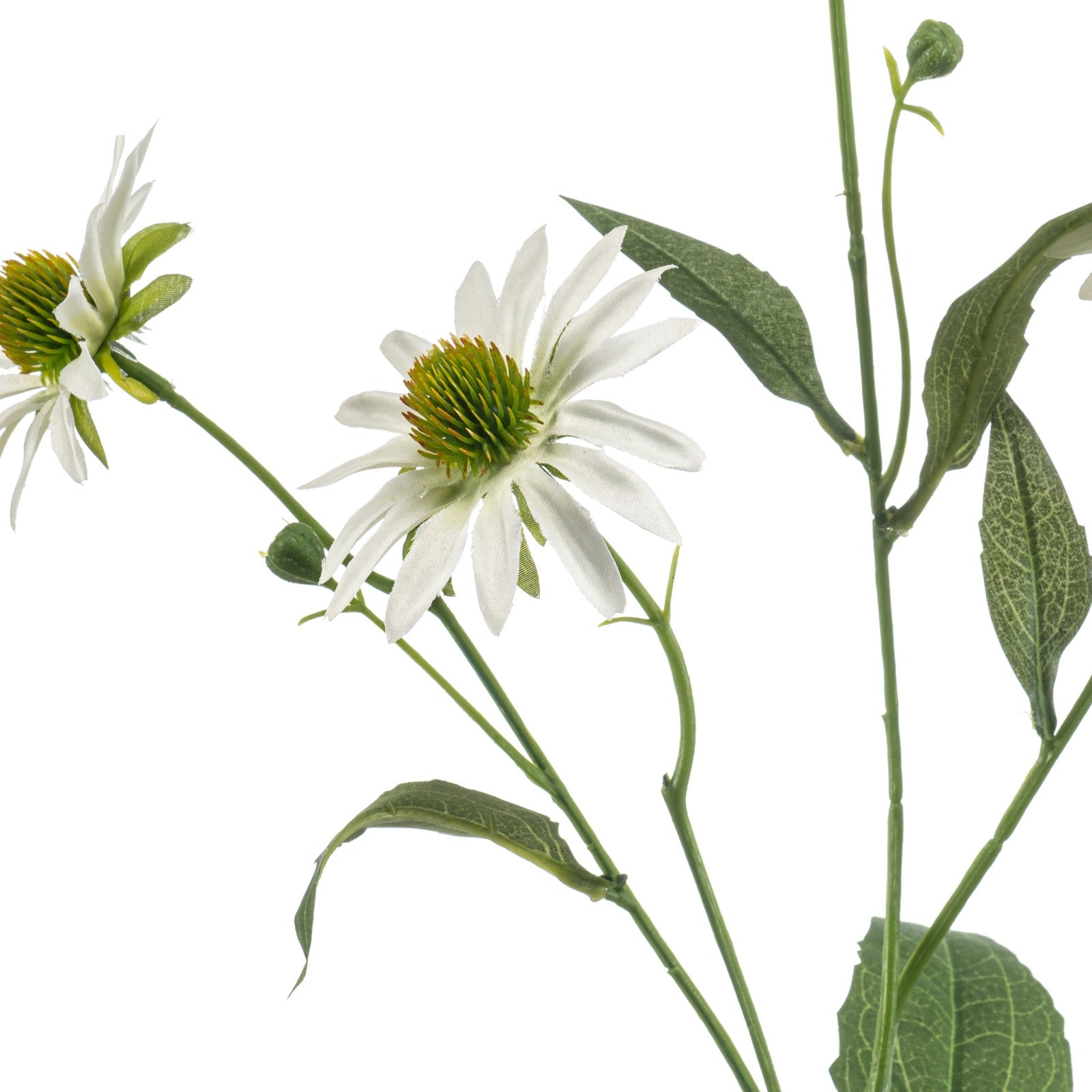 Fleurdirect Kunstbloem Rudbeckia Wit -  - 0x70x0cm (BxHxD)