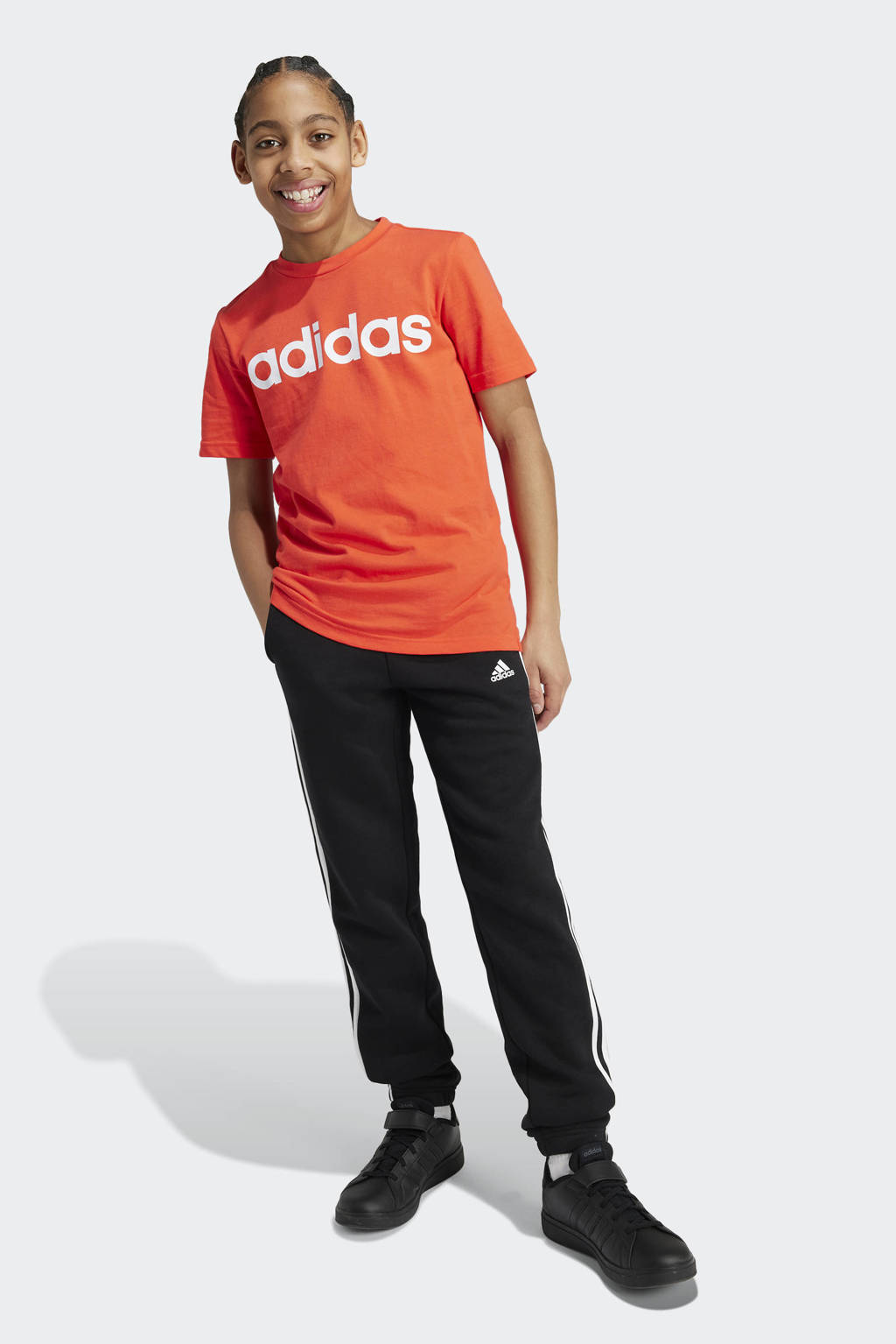 adidas T-shirt oranjerood