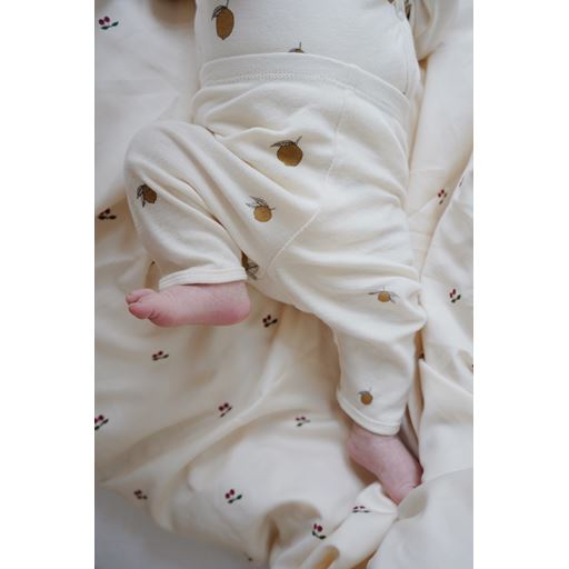Konges Sløjd Printet Leggings, Lemon, 74 cm