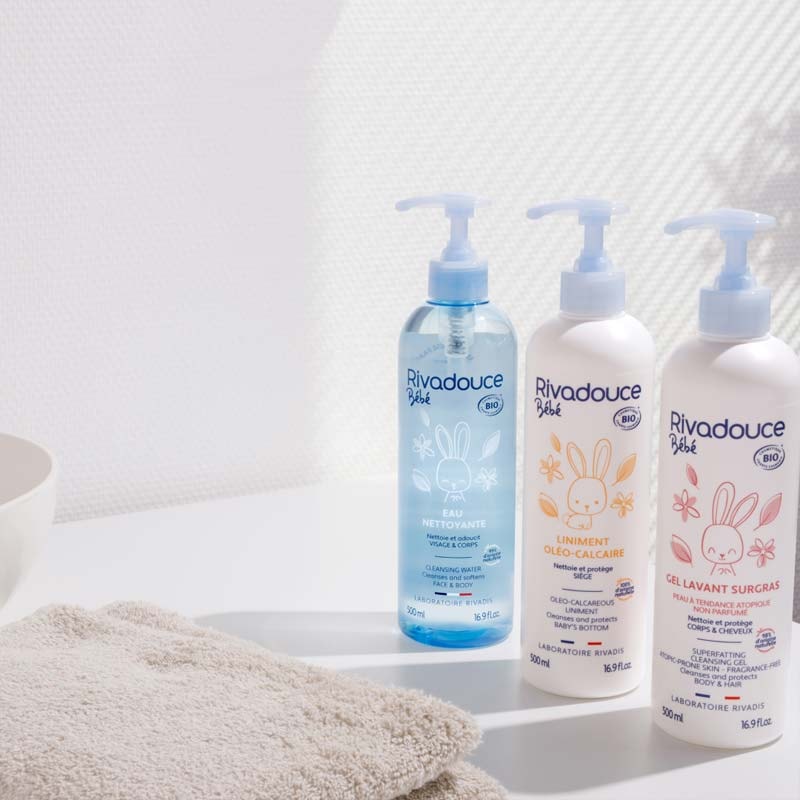 Eau nettoyante bio - Bébé - Visage & corps - 500ml