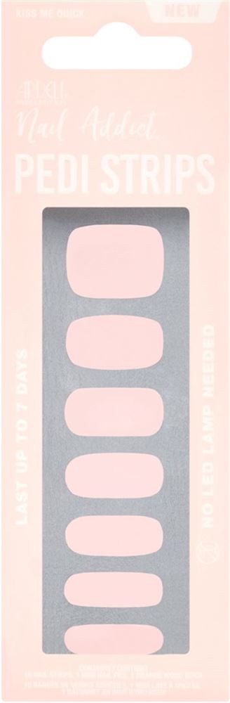 ARDELL Nail Addict Nail Strips Pedicure Kiss me Quick 16 Stk