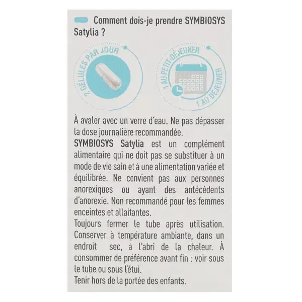 Symbiosys Satylia 28 cápsulas