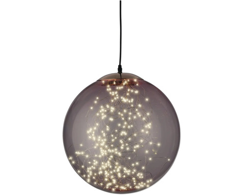 Micro LED-bal Outdoo Lumineo Ø 40 cm blush roze