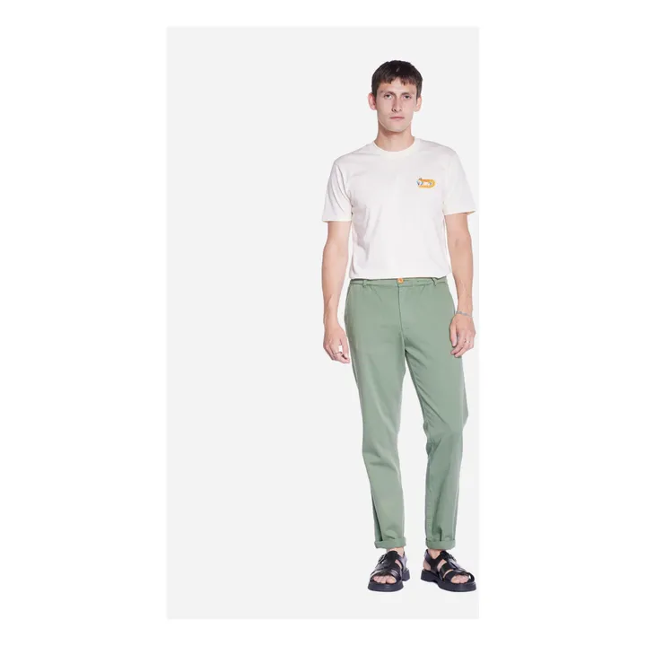 Olow Pantalon Chino Coton Bio | Sauge