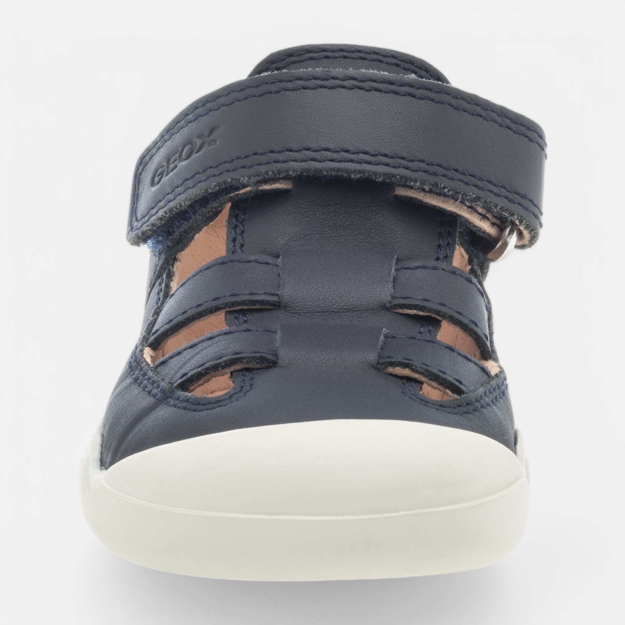 Babies Bébé garçon en cuir bleu marine