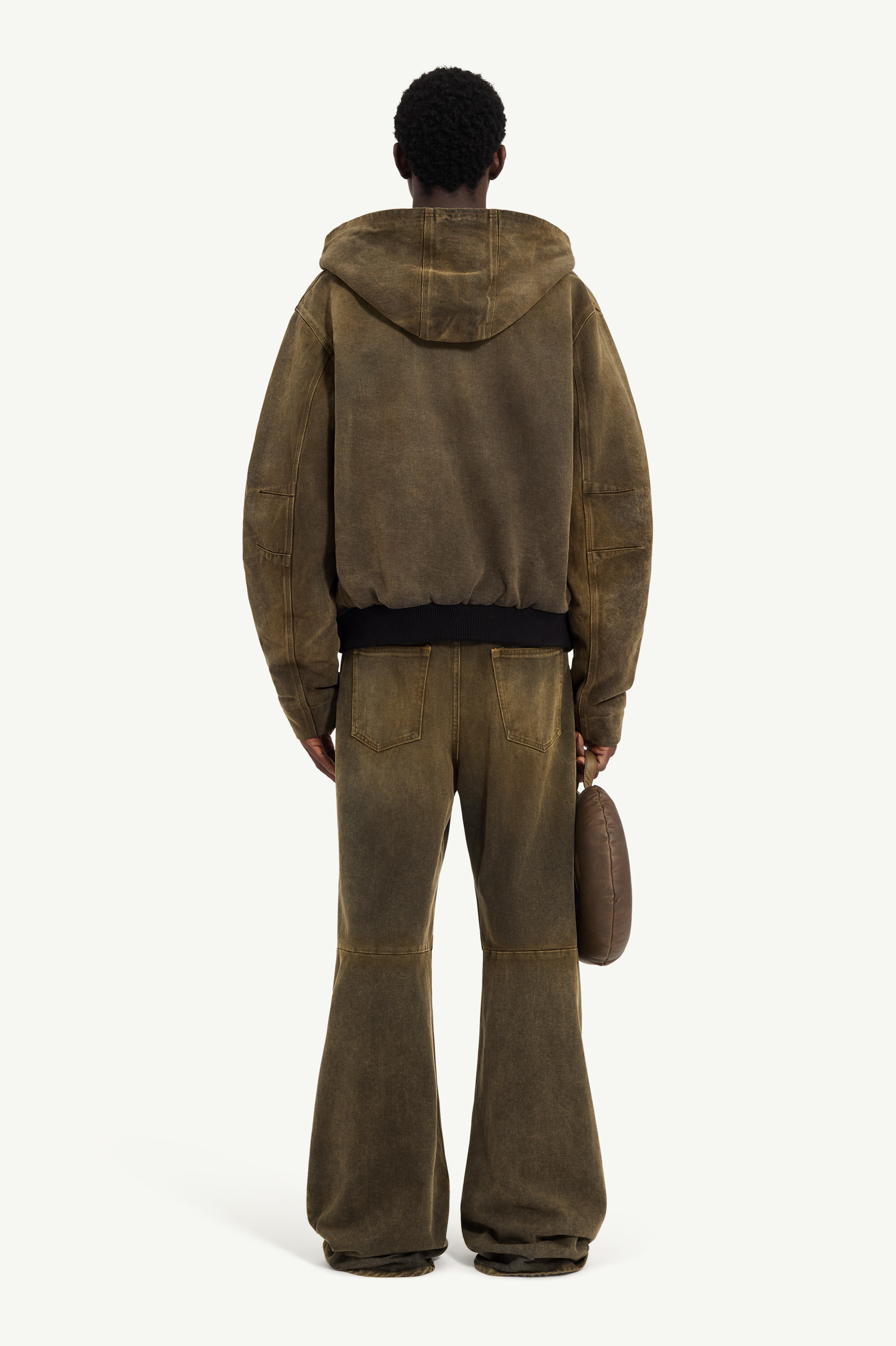 Veste à capuche en denim