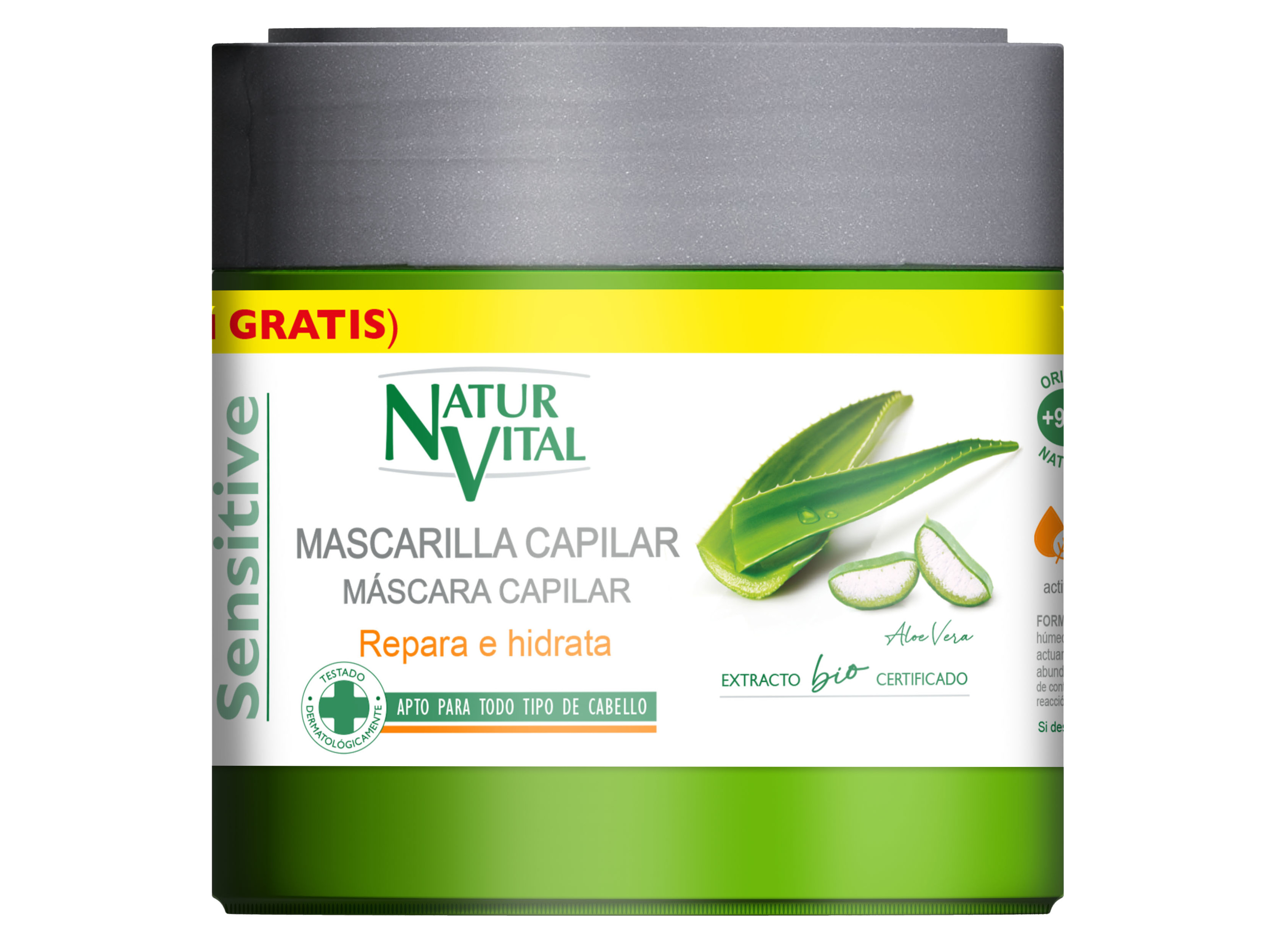 MÁSCARA NATUR VITAL SENSITIVE 500 ML