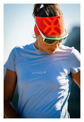 T-shirt Technique Femme AYAQ Molveno Blue Ice Bleu Clair