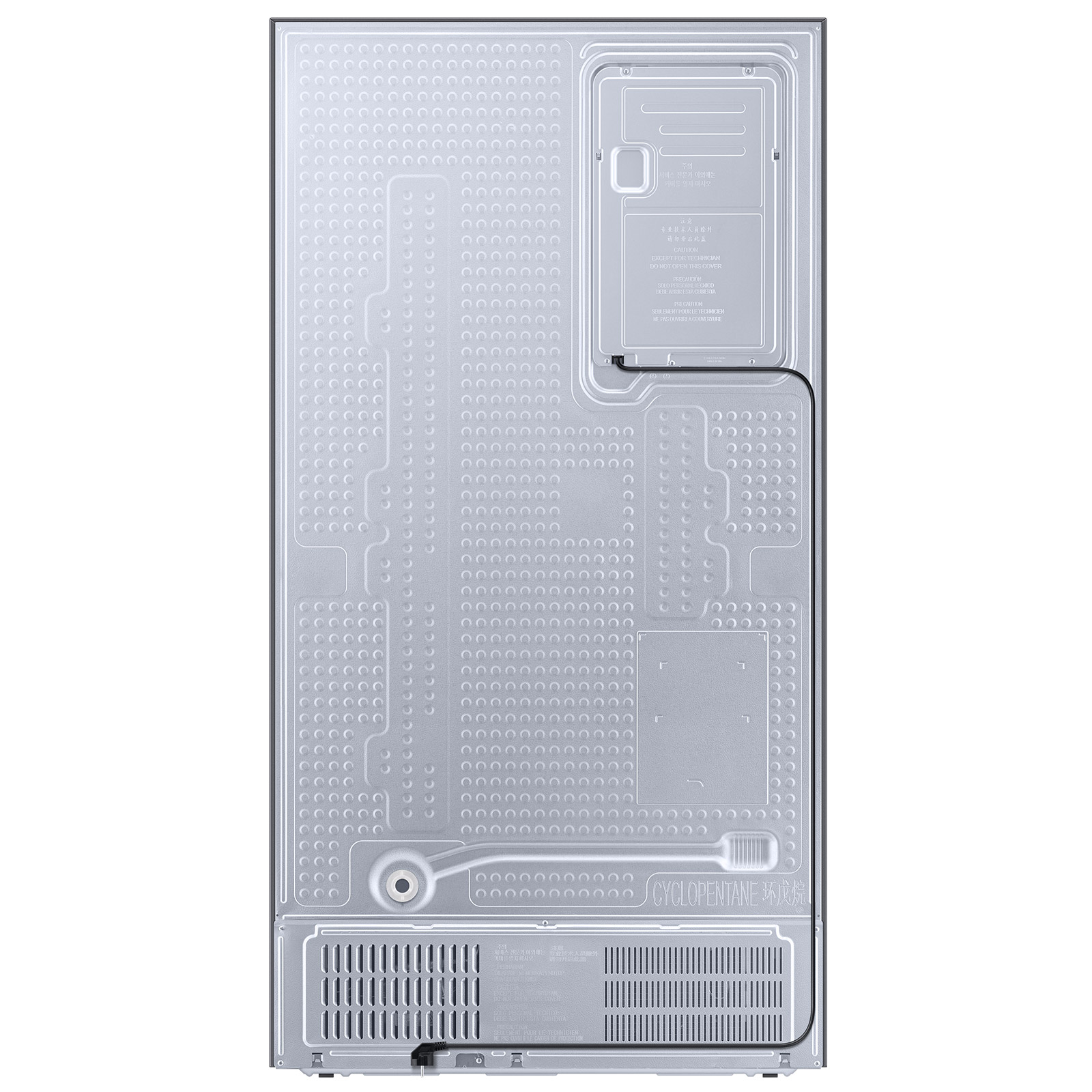 SAMSUNG Side-by-Side Kühl-Gefrierkombination RH68B8520S9/EG - Edelstahl - F