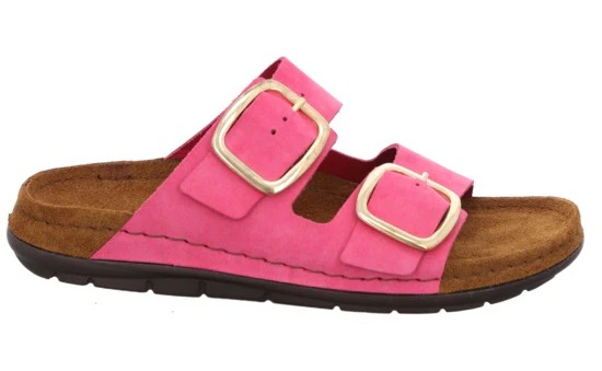 Rohde Pantolette »Rodigo«  , Keilabsatz, Sommerschuh, Hausschuh mit komfortablem Softfussbett