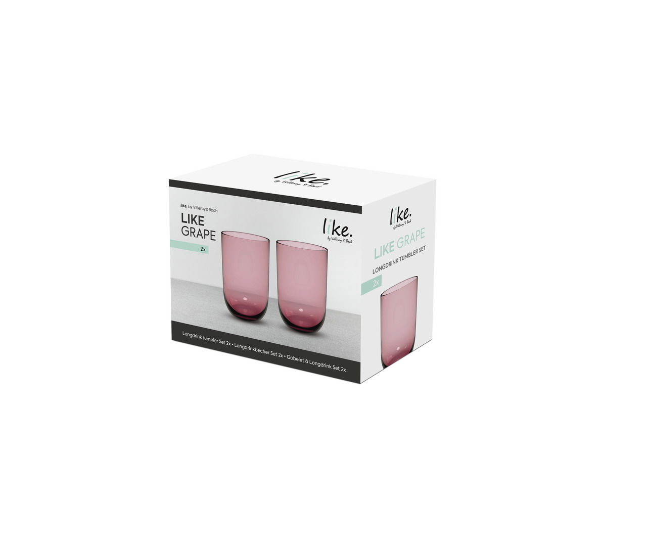 Like by Villeroy & Boch Longdrinkbecher Set 2-tlg. LIKE GRAPE
