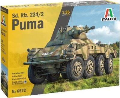 Italeri - Sd.Kfz. 234/2 Puma Tank Byggesæt - 1:35 - 6572