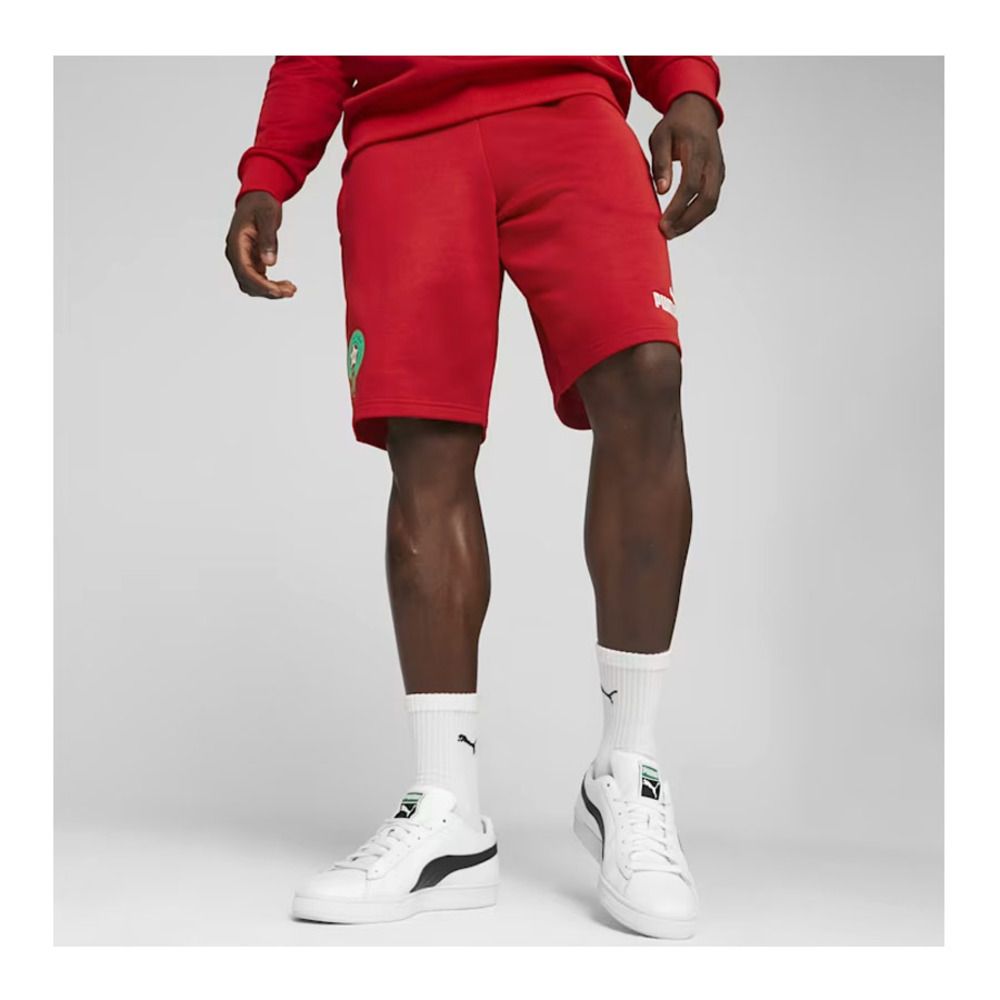Puma FRMF FTBCULTURE - Short Homme tango red