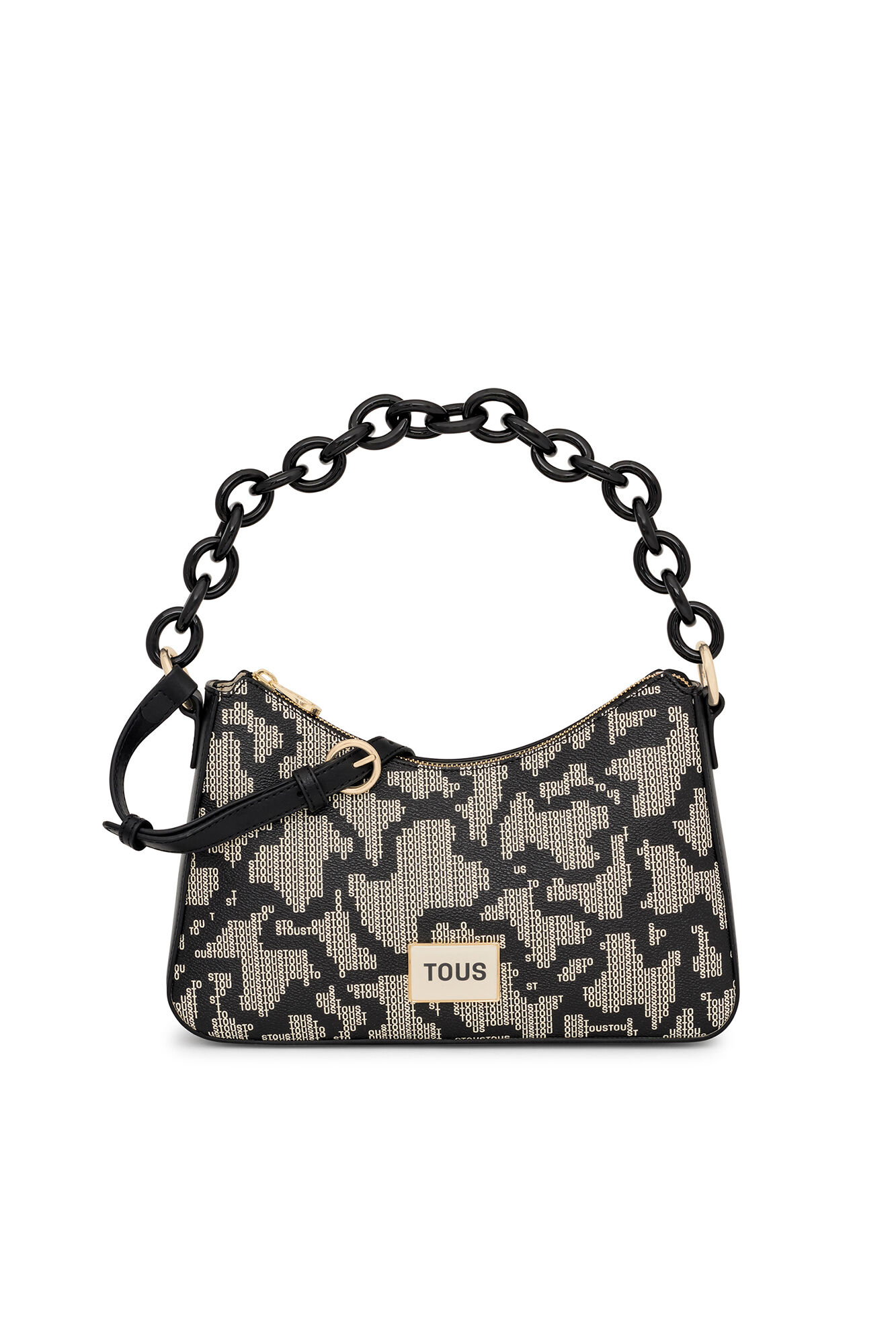 Bolsa de ombro Kaos Pix Baguette preta - Preta