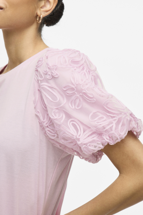 Vila roze dames t-shirt