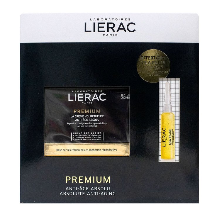 Premium crème voluptueuse anti-âge 50ml et Cica-Filler sérum offert