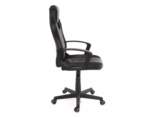Chaise Gamer junior simili cuir hauteur réglable pivotant roulettes SENA-E (Noir)