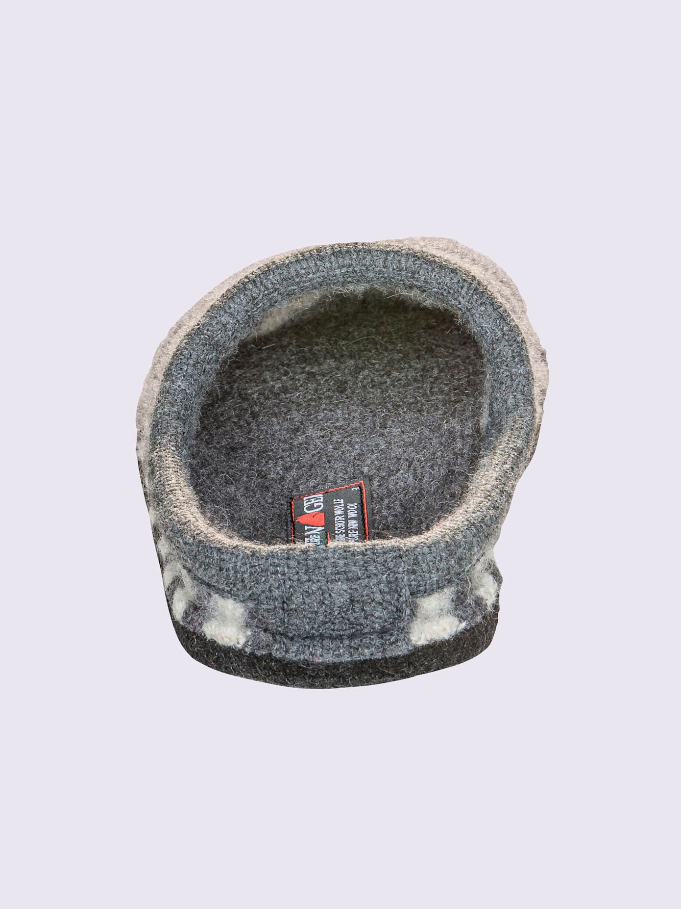 Chaussons pure laine vierge