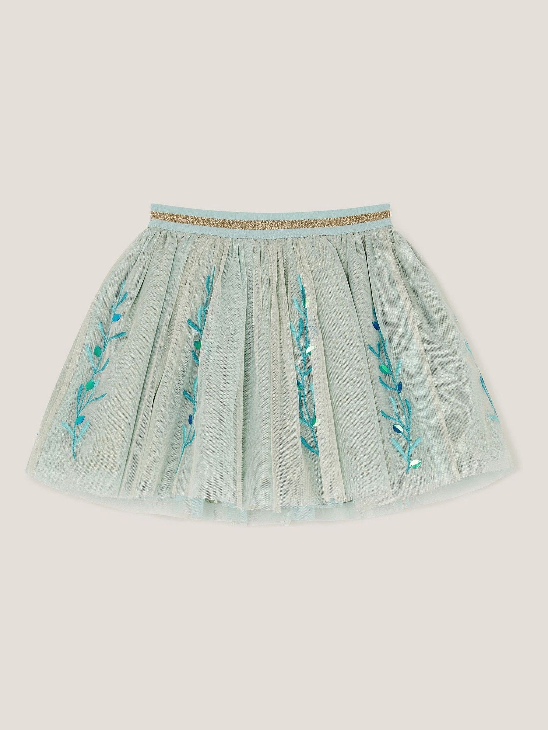 Monsoon Sea Creature Embellished Disco Skirt