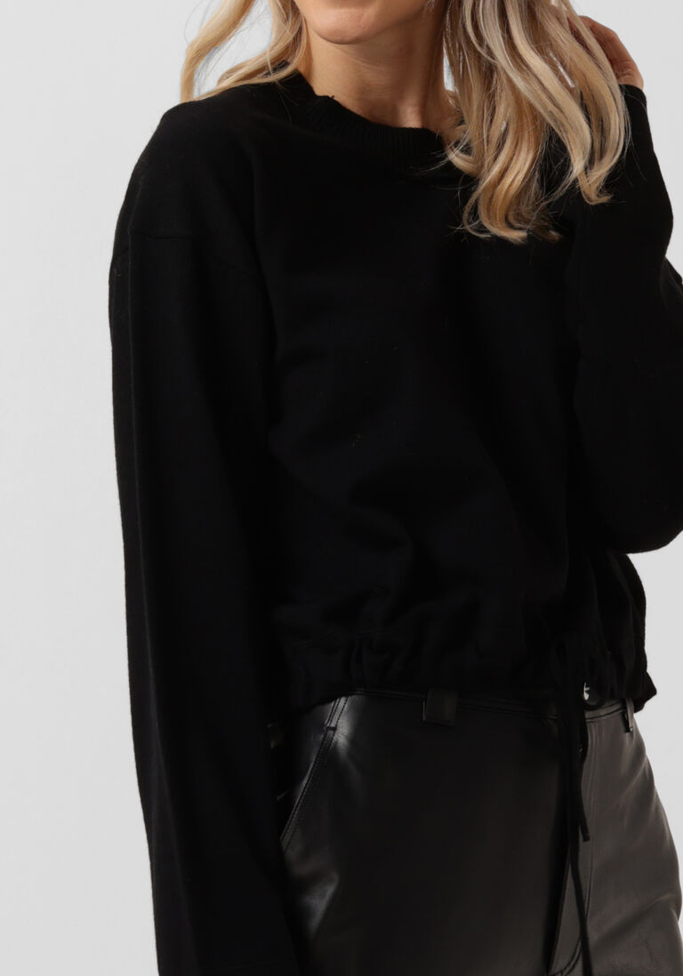 VANILIA zwarte vanilia trui merino wool sweater