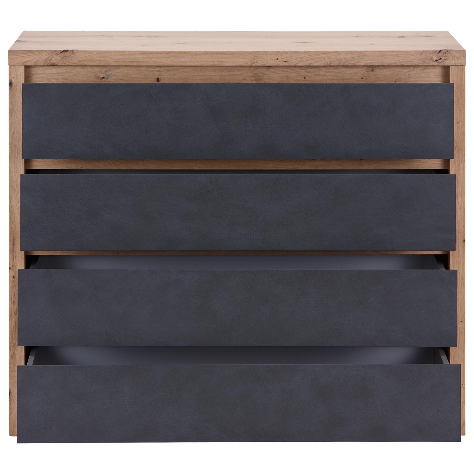 Kommode - Artisan Eiche - Matera - 4 Schubkästen - 105 cm