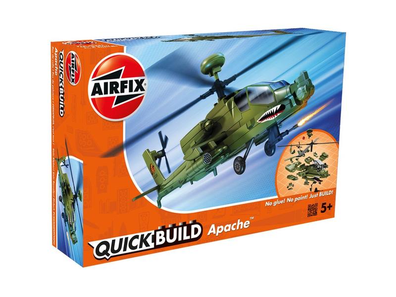 AIRFIX Bausatz Helikopter Apache Quick Build 1:58 Hubschrauber Modellbausatz