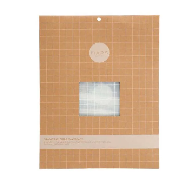 Haps Nordic Snack bag réutilisable - Pack de 5
