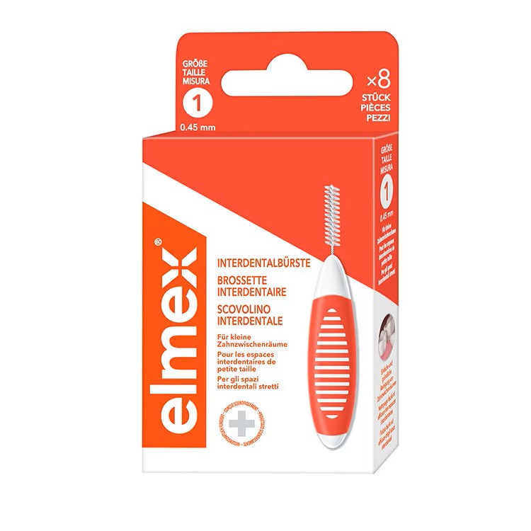 ELMEX Interdentalbürsten 0.45mm orange 8 Stk