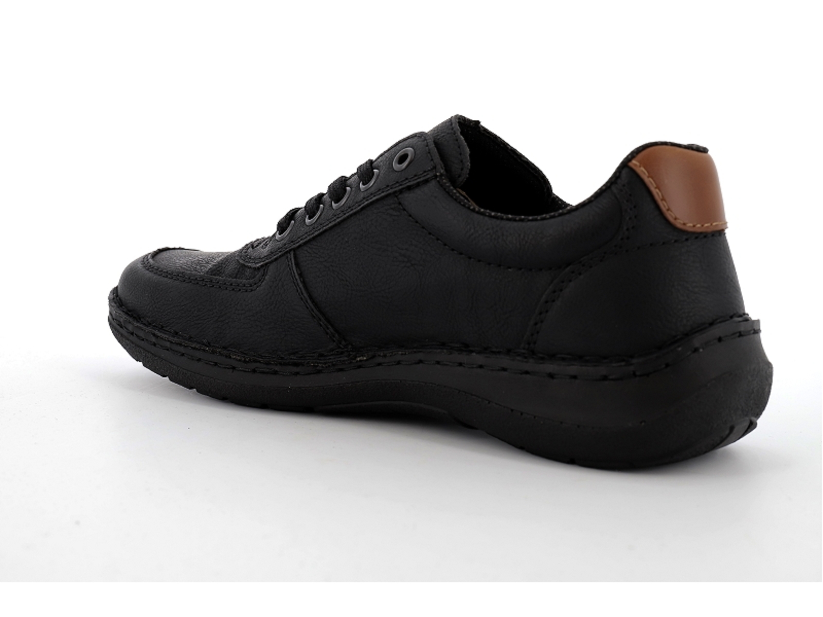 Rieker-03030 Synthétique Noir