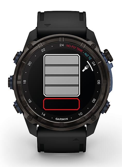 GARMIN - ORDINATEUR DE PLONGEE DESCENT MK3i BRACELET NOIR