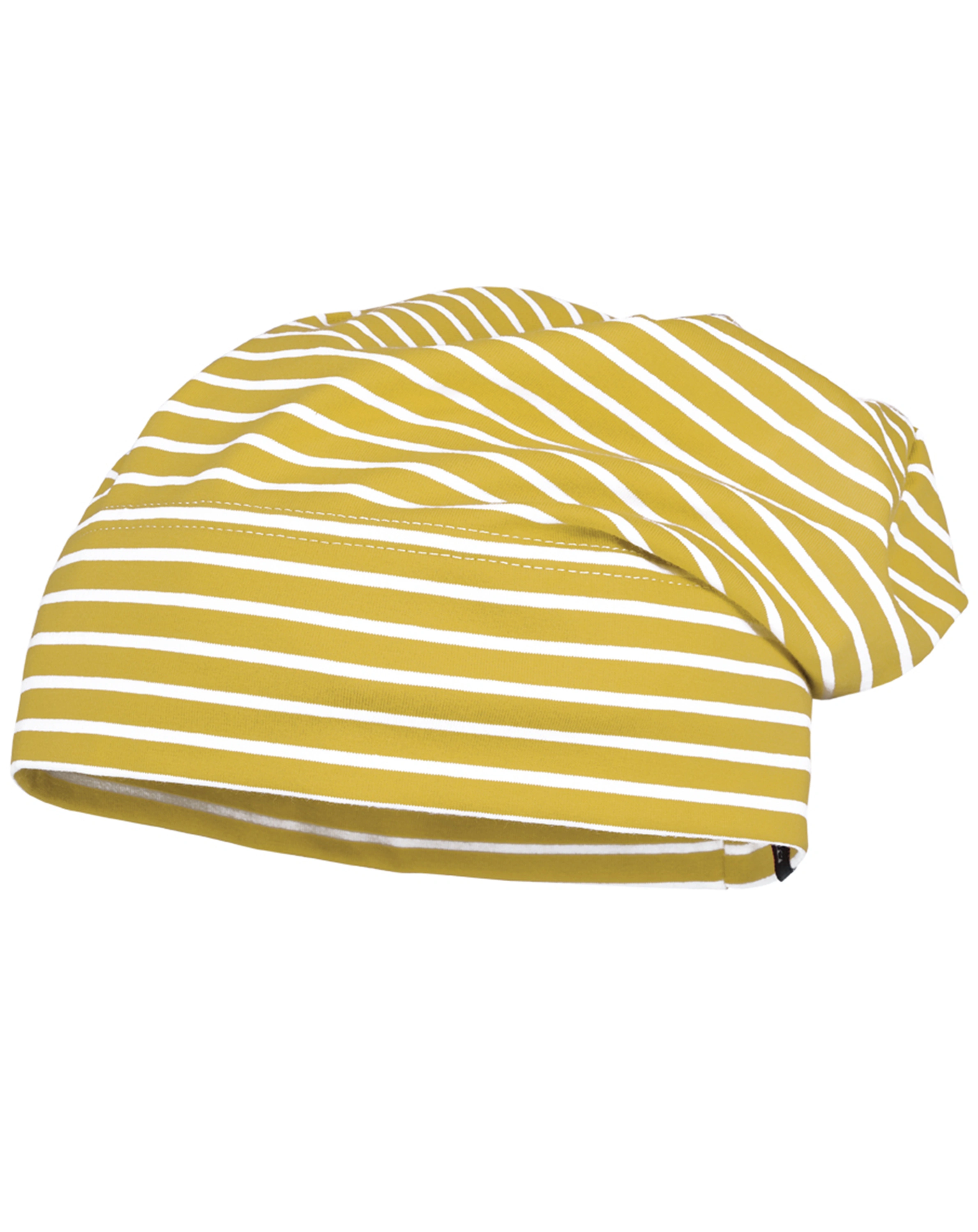 Jersey-Beanie STRIPES in strohgold