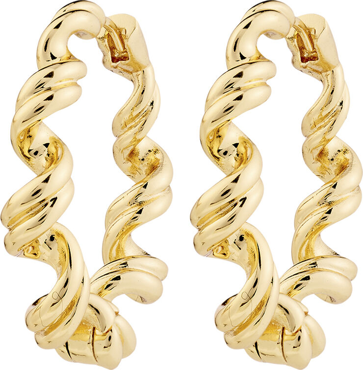 Pilgrim LARISA earrings gold-plated Guld