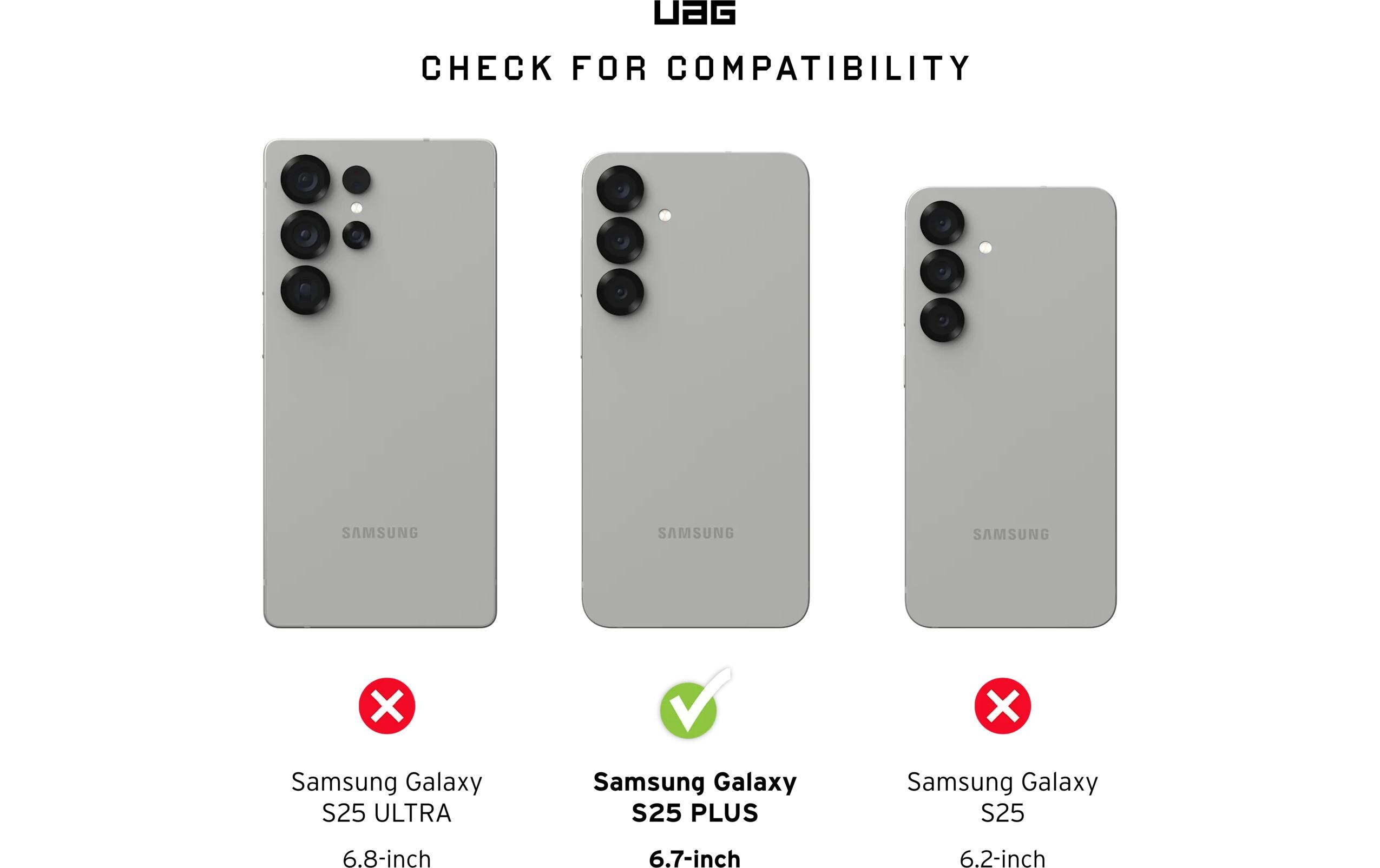 Plyo Pro Galaxy S25+ Ice SilverSchutzhülle für das Samsung