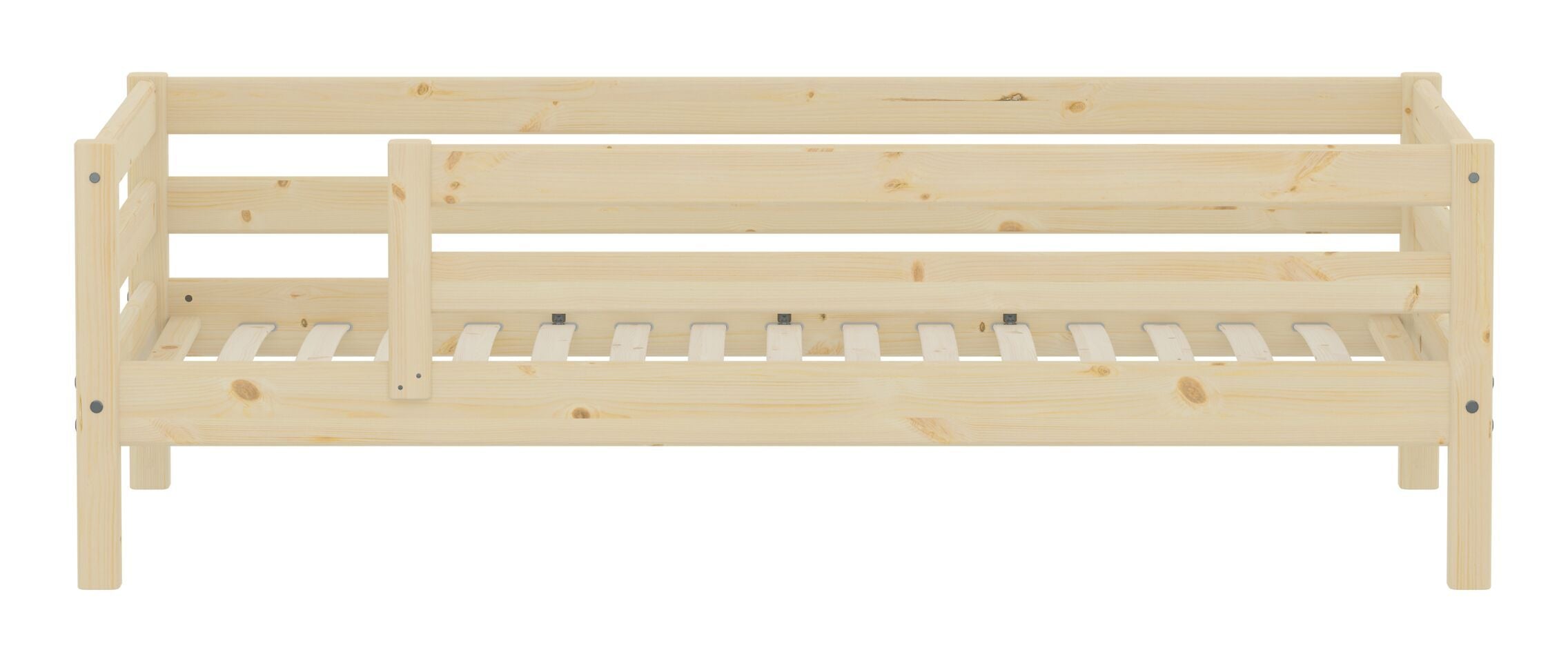 Flexa CLASSIC Einzelbett - Natur / B: 100.0 cm x T: 210.0 cm x H: 67.0 cm
