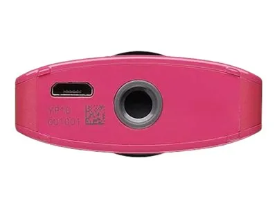 Ricoh THETA SC2 - 360° Videokamera - 4K / 30 fps - 12.0 MP - flash 14 GB - intern flash hukommelse - Wireless LAN, Bluetooth - pink