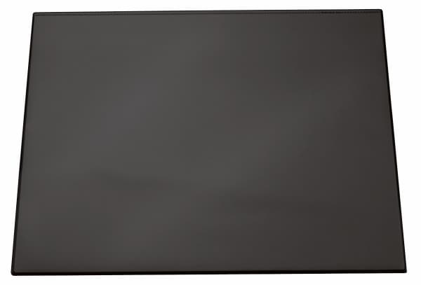 DURABLE - Skrivebordsmatte med gjennomsiktig belegg - 65 x 52 cm - plast - svart