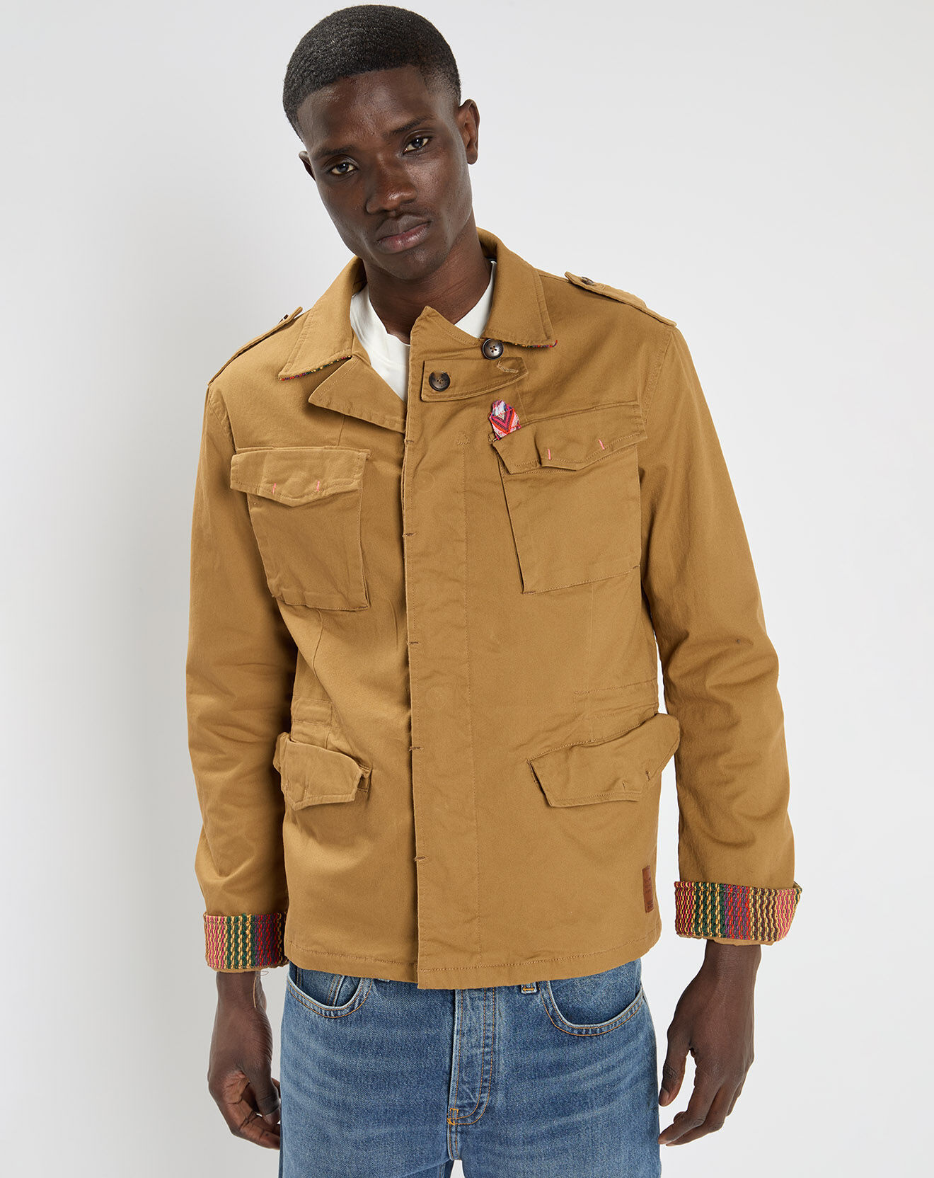 Scotch & Soda Veste Militaire camel
