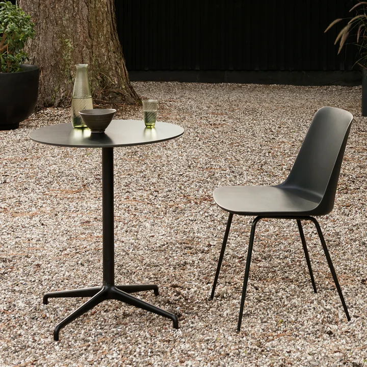 &Tradition - Rely HW70 Outdoor Chair, schwarz / schwarz