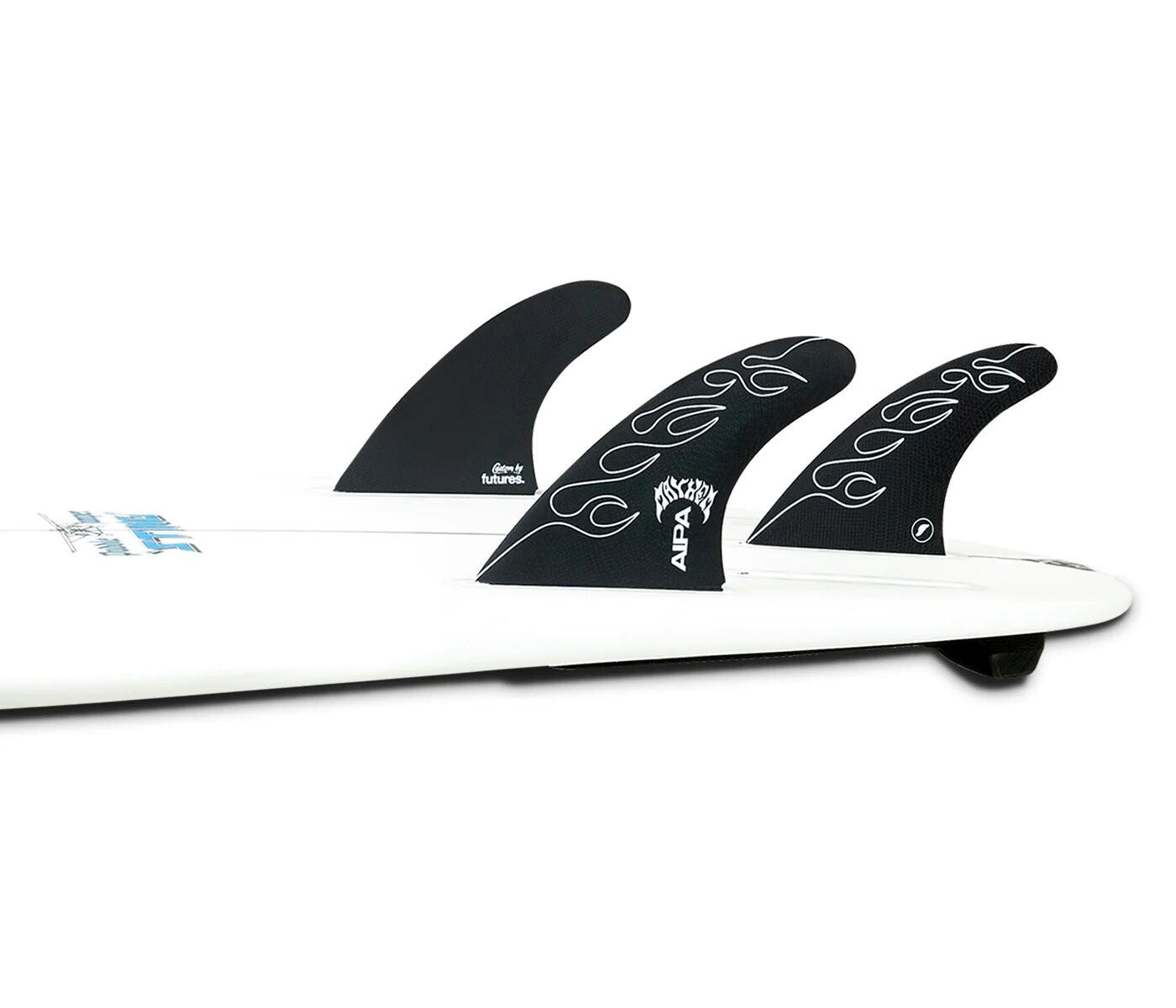 Futures AIPA X Mayhem Torches Fiberglass- Black White - Combo - L