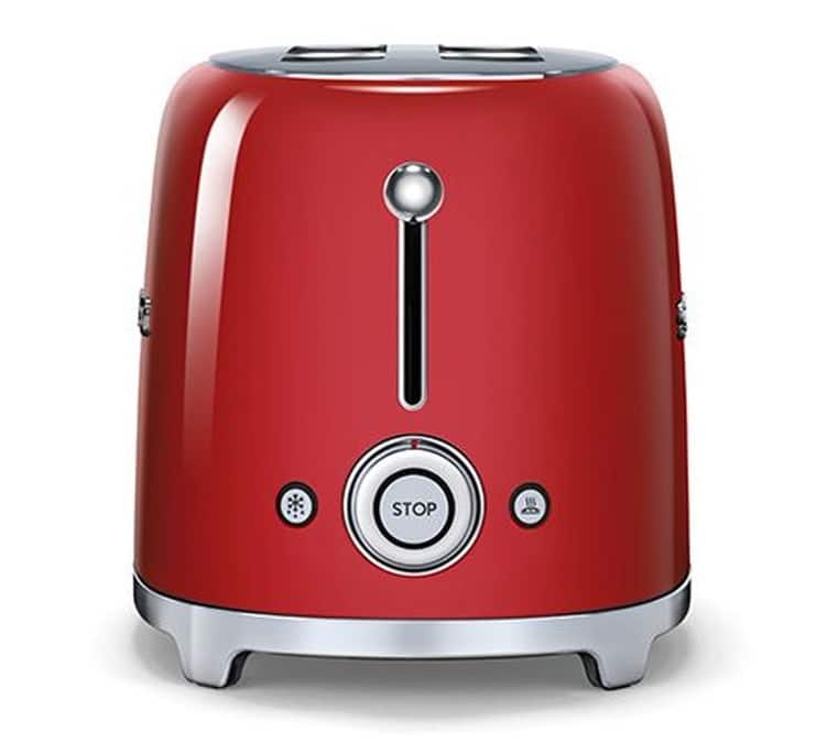 Grille-pain TSF02RDEU 4 tranches Rouge - SMEG