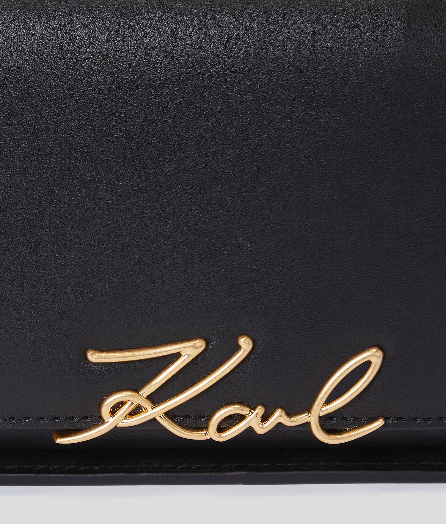 SAC BANDOULIÈRE DEUX EN UN K/SIGNATURE - Noir-Vibration Or